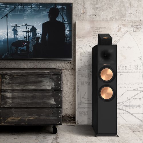 Klipsch R-40SA (Black) в интерьере